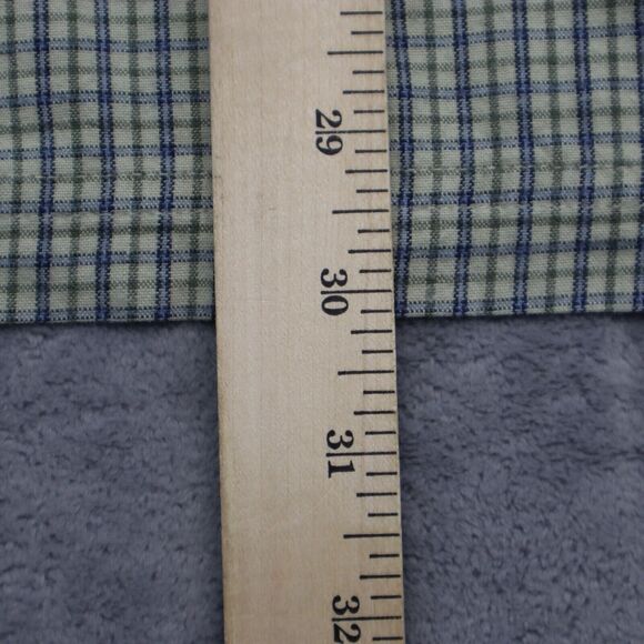 Timberland Shirt Mens Large Blue Tan Outdoor Workwear Weathergear Button Up - Picture 4 of 14